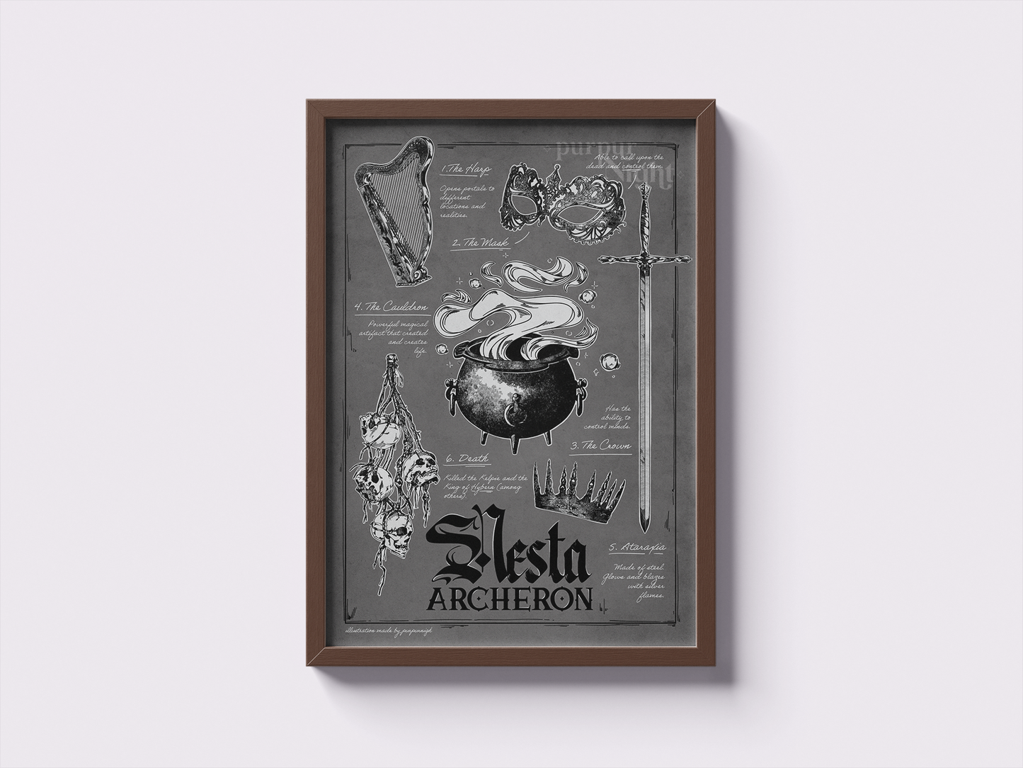 NESTA ARCHERON | ACOTAR A4 PRINT