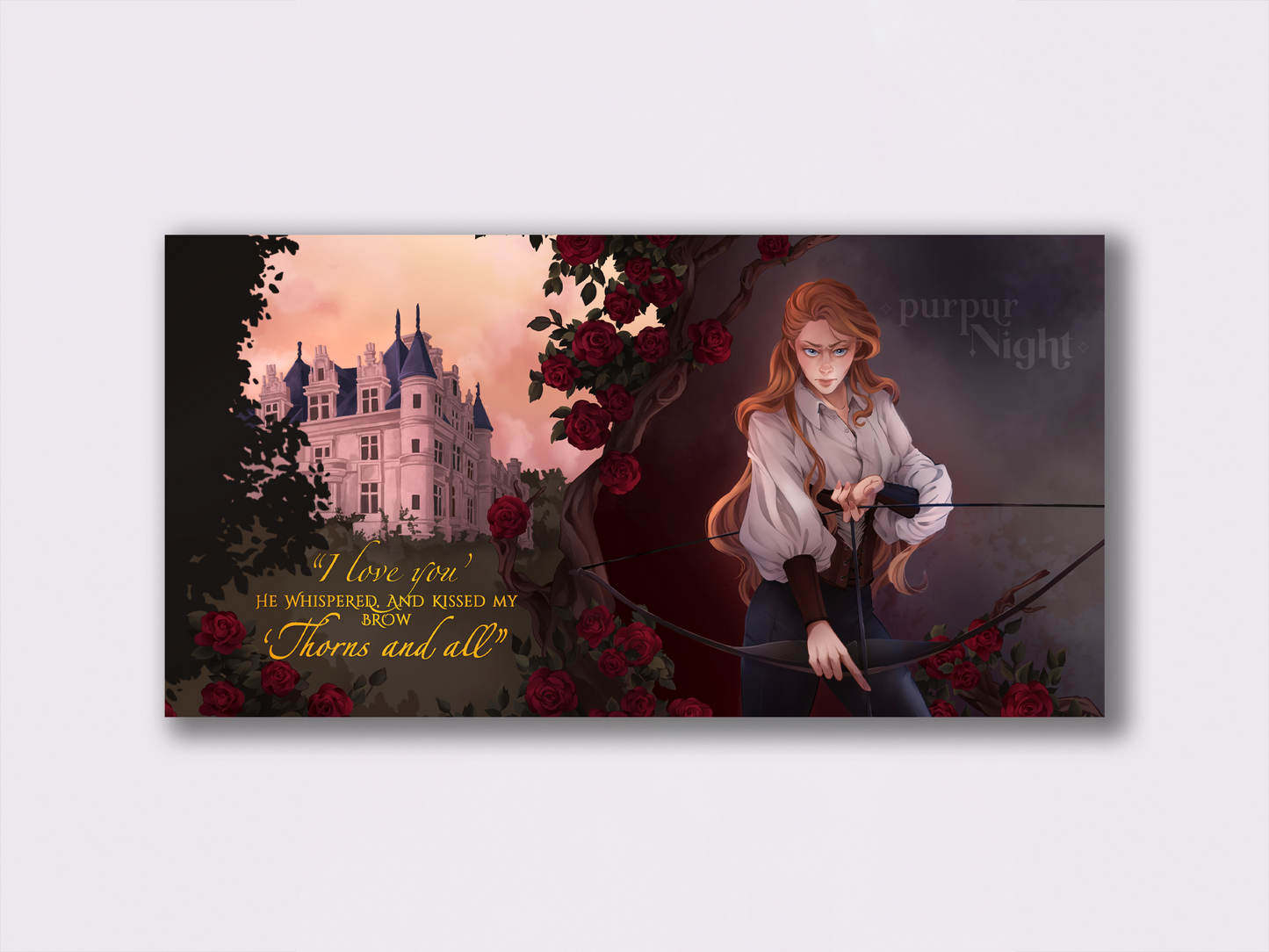 A COURT OF THORNS AND ROSES | ACOTAR A4 PRINT