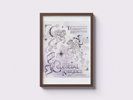 CELESTIAL KNIGHTS | MDZS A4 PRINT