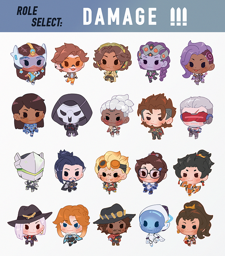 Overwatch | Mini Acrylic Keychains