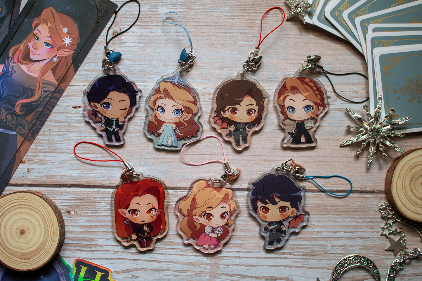 A Court of Thorns and Roses | ACOTAR Acrylic Keychains