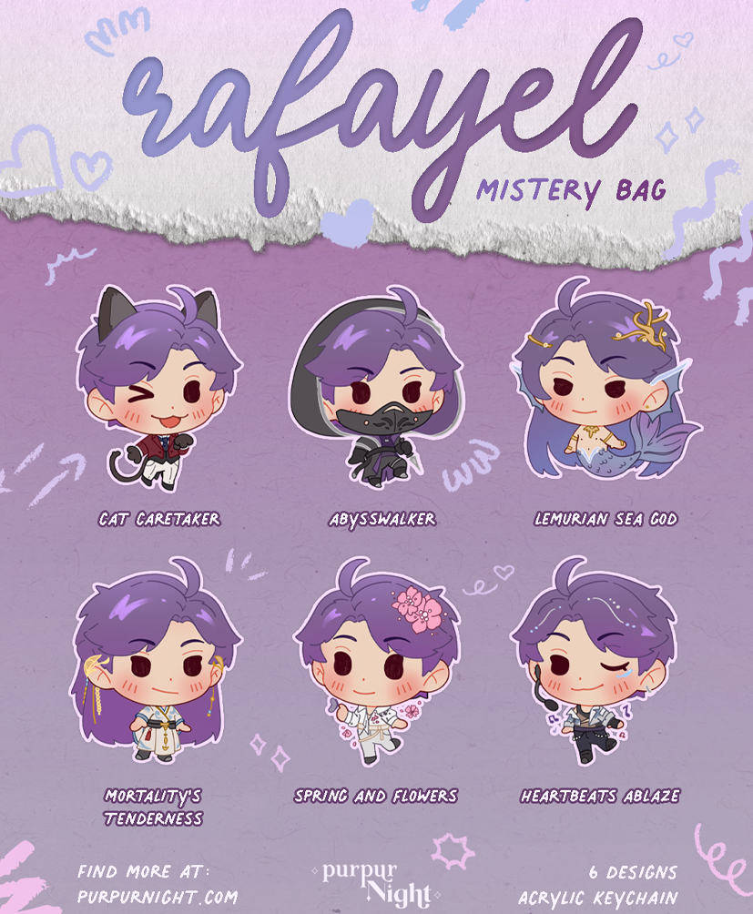 RAFAYEL | BLIND BAG LADS Mini Acrylic Keychain