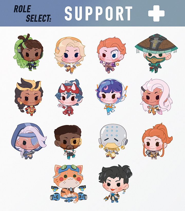 Overwatch | Mini Acrylic Keychains