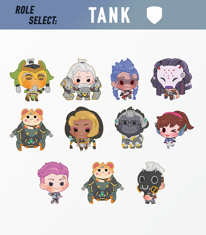 Overwatch | Mini Acrylic Keychains