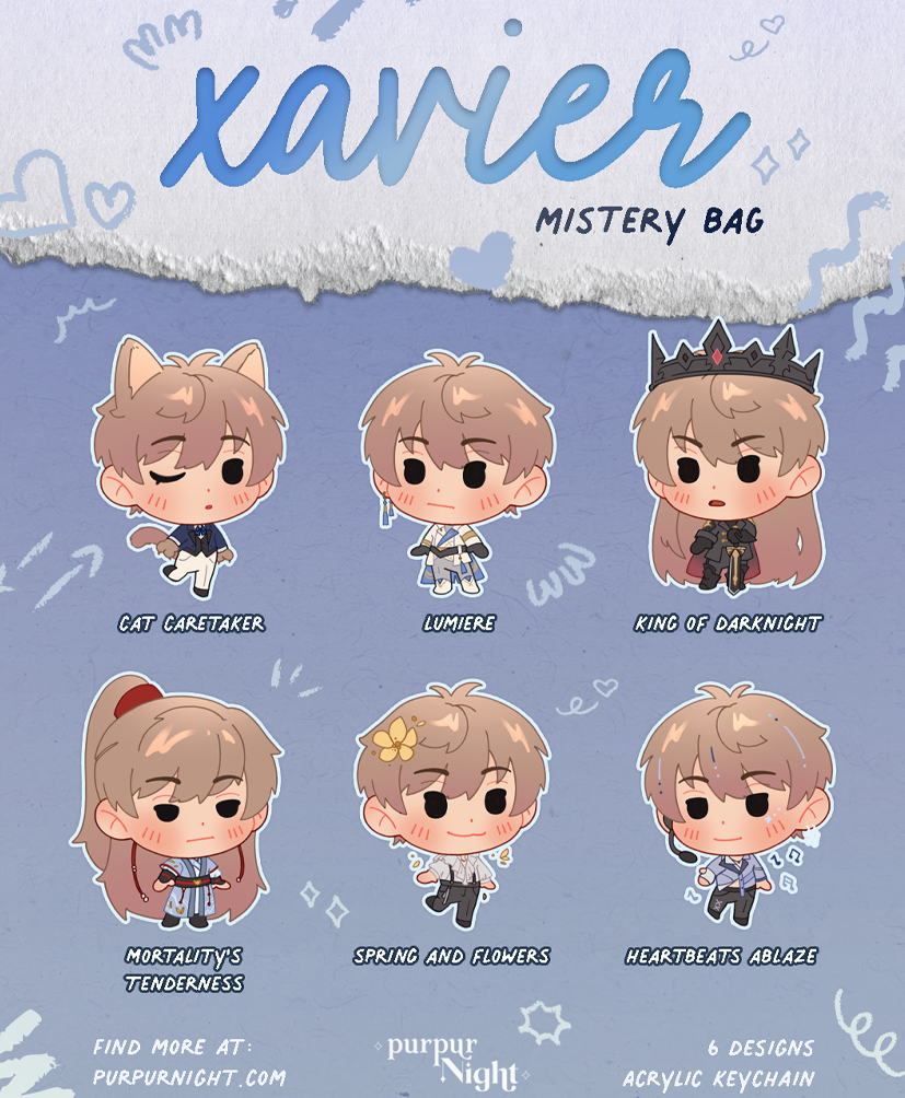 XAVIER | BLIND BAG LADS Mini Acrylic Keychain