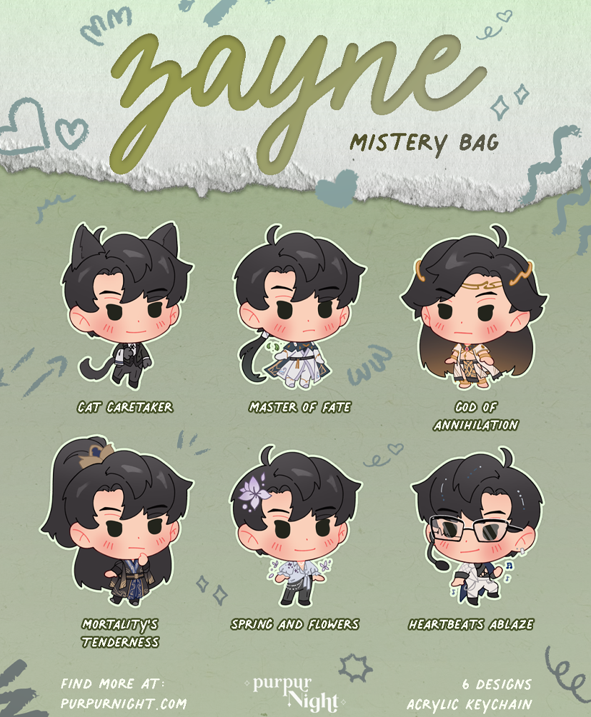 ZAYNE | BLIND BAG LADS Mini Acrylic Keychain