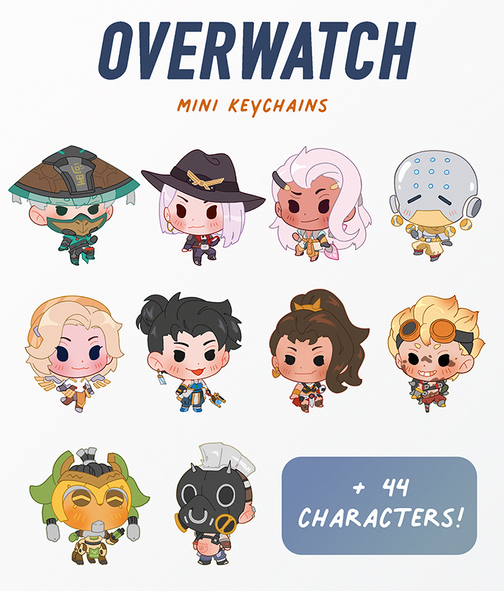 Overwatch | Mini Acrylic Keychains